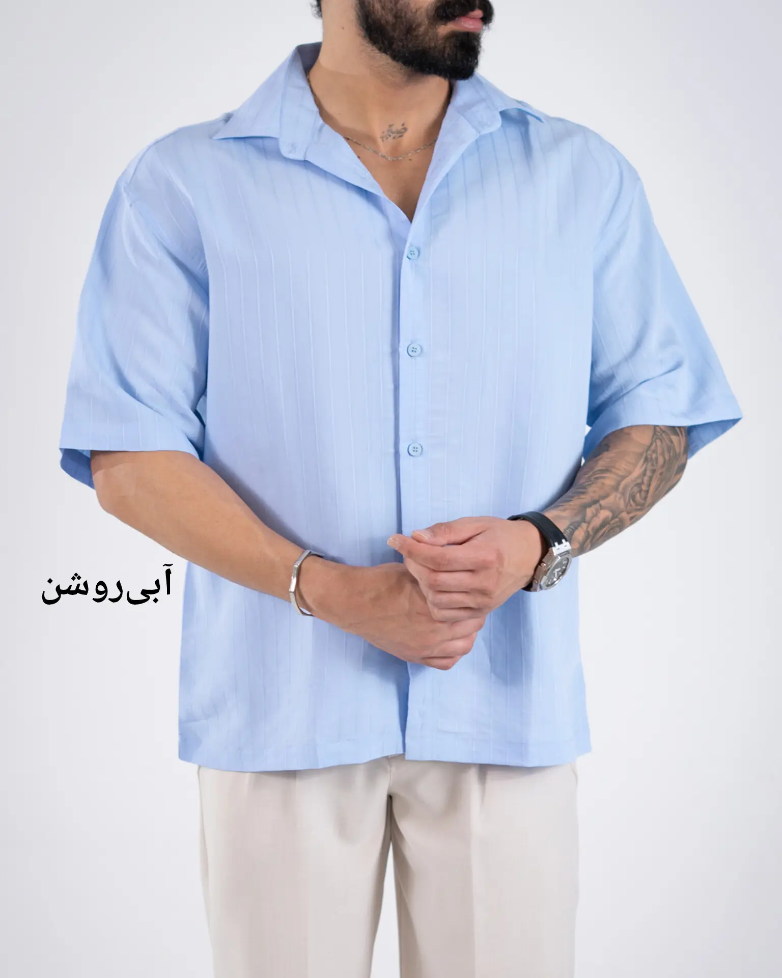 پیراهن راه راه مایکل-کد5229
